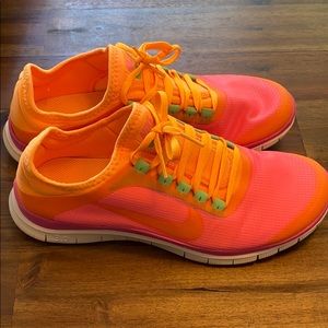 Hot pink nike free 3.0 size 11